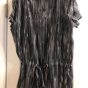 Calvin Klein Tie-at-Waist Blouse SzL